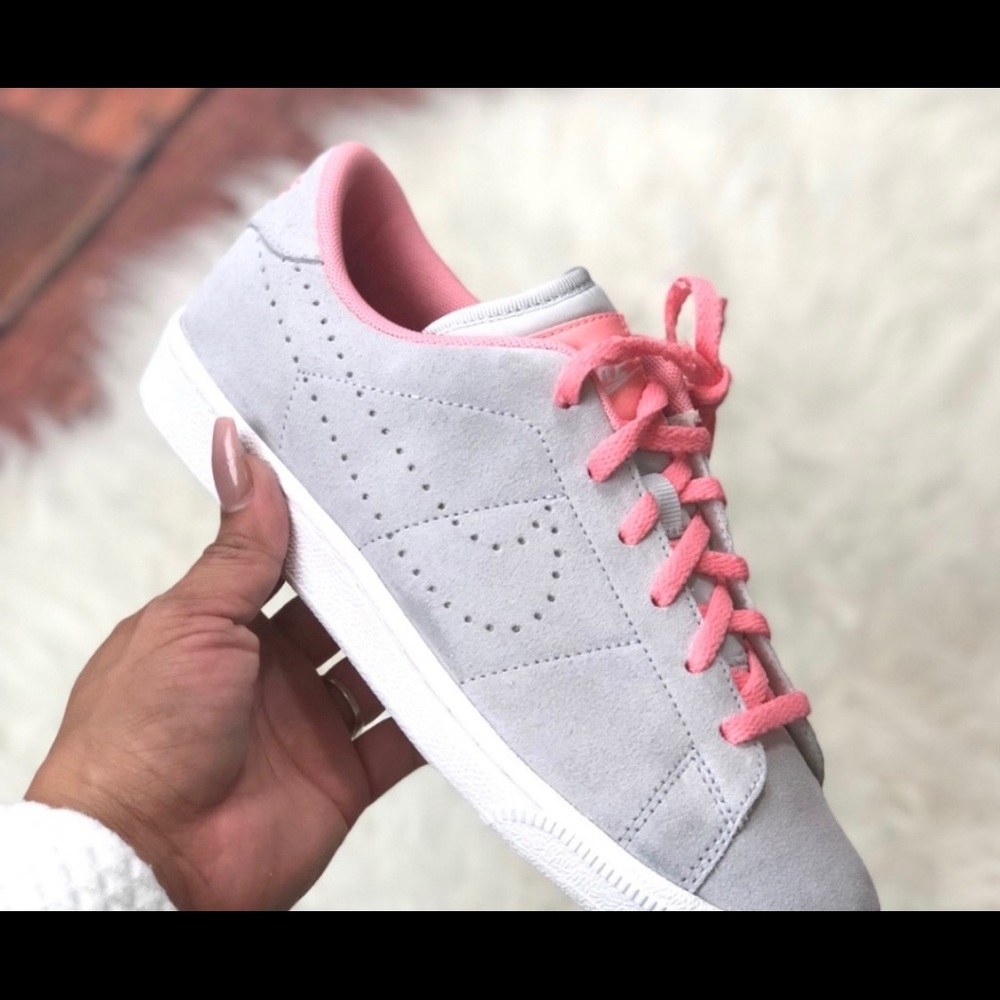 Nike Tennis Classic Premium Retro Grey 6Y 8 /8.5 W